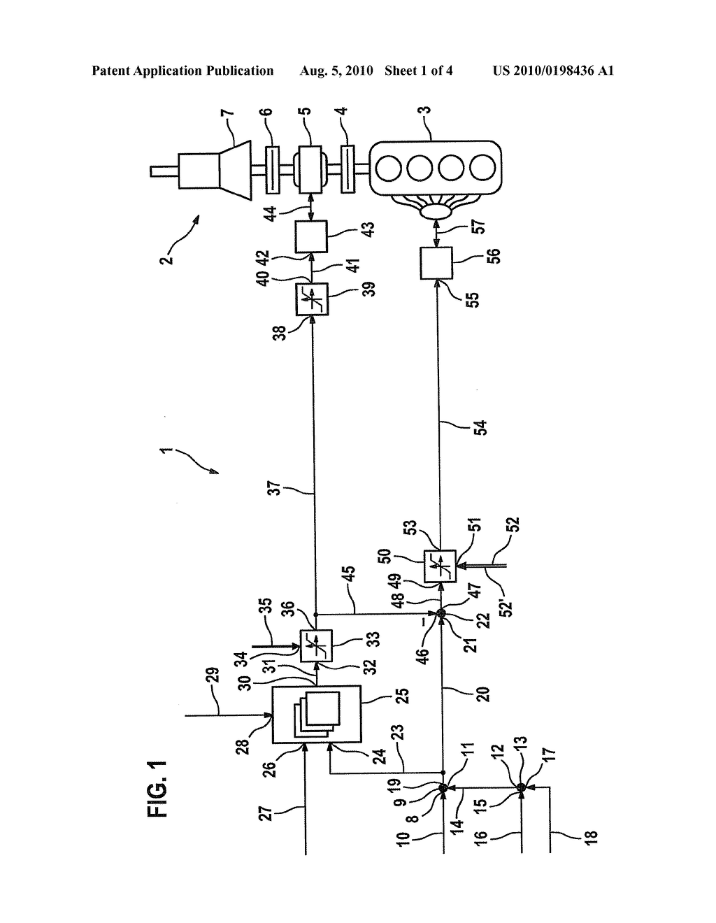 COORDINATION OF OPERATING MODES AND TORQUES FOR HYBRID VEHICLE DRIVES - diagram, schematic, and image 02