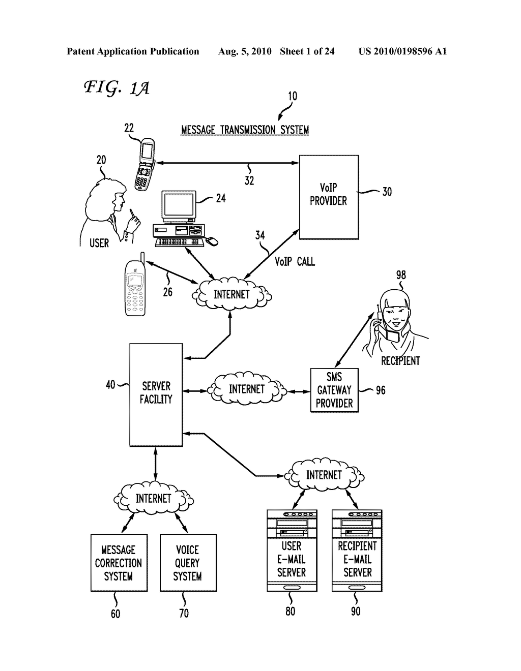 MESSAGE TRANSCRIPTION, VOICE QUERY AND QUERY DELIVERY SYSTEM - diagram, schematic, and image 02