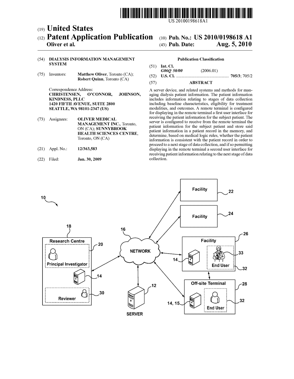 DIALYSIS INFORMATION MANAGEMENT SYSTEM - diagram, schematic, and image 01