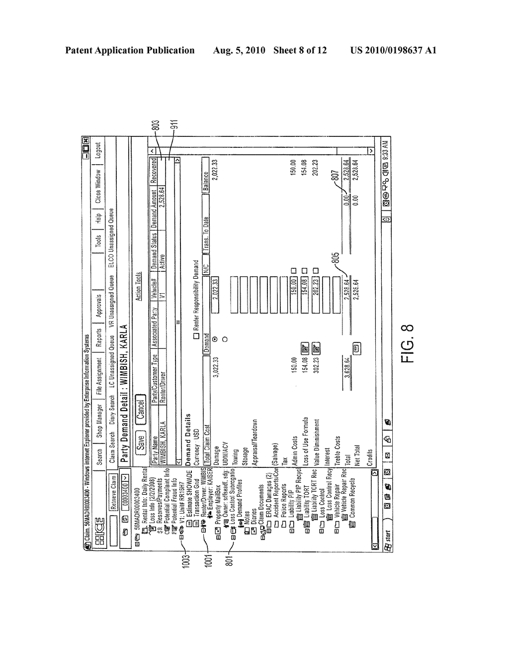 Systems and Methods for Integrated Claims Processing - diagram, schematic, and image 09