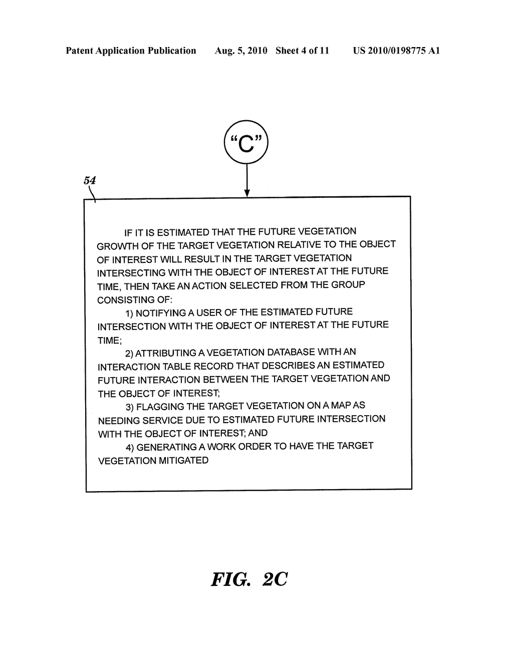 METHOD AND SYSTEM FOR ESTIMATING VEGETATION GROWTH RELATIVE TO AN OBJECT OF INTEREST - diagram, schematic, and image 05