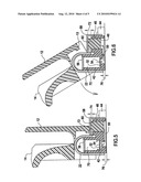 Automatic self-closing toilet seat assembly diagram and image