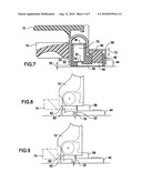 Automatic self-closing toilet seat assembly diagram and image