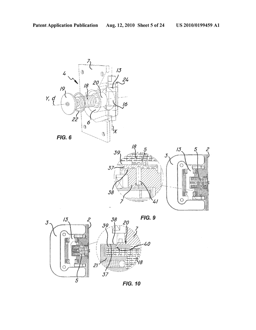 HINGE STRUCTURE FOR SELF-CLOSING DOORS OR THE LIKE, PARTICULARLY GLASS DOORS OR THE LIKE, AND ASSEMBLY INCORPORATING SUCH STRUCTURE - diagram, schematic, and image 06