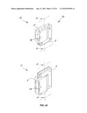 HINGE STRUCTURE FOR SELF-CLOSING DOORS OR THE LIKE, PARTICULARLY GLASS DOORS OR THE LIKE, AND ASSEMBLY INCORPORATING SUCH STRUCTURE diagram and image