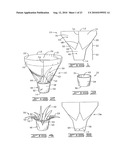 METHOD OF CONTAINING A FLORAL GROUPING OR POTTED PLANT diagram and image