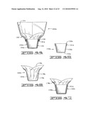 METHOD OF CONTAINING A FLORAL GROUPING OR POTTED PLANT diagram and image