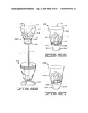 METHOD OF CONTAINING A FLORAL GROUPING OR POTTED PLANT diagram and image