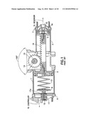 LOCKING MECHANISM FOR PNEUMATIC DIFFERENTIAL ENGINE FOR POWER-OPERATED DOORS diagram and image