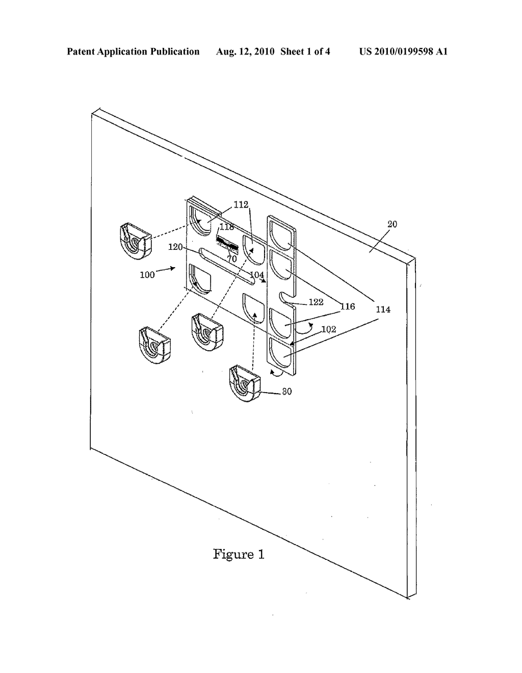 System For Mounting An Object To A Surface - diagram, schematic, and image 02