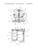 DEVICE AND METHOD FOR THE PRODUCTION OF PLASTIC CONTAINERS diagram and image