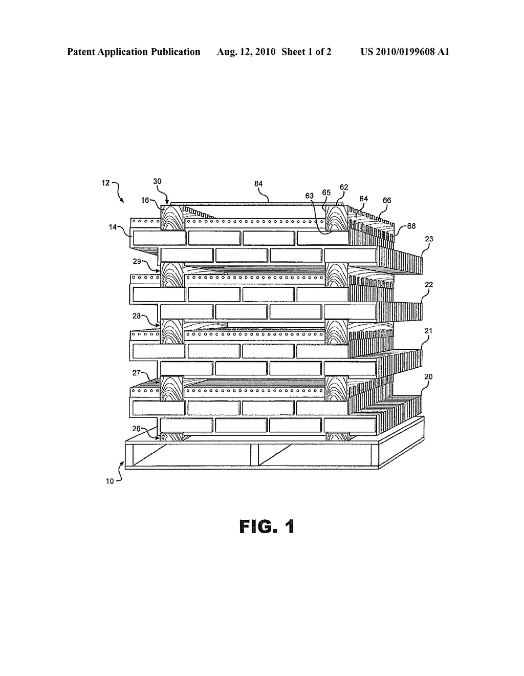 Method And package For Shipping And Curing Manufactured Masonry Panels - diagram, schematic, and image 02