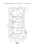 Air Baffle Structure For Refrigerated Display Cases diagram and image