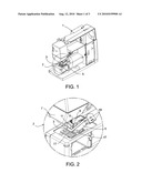 HOLDING DEVICE FOR A TOOL FOR PROCESSING A TEXTILE OR NON-TEXTILE SHEET MATERIAL FOR A SEWING MACHINE diagram and image