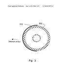 Trough heat collector element insulator diagram and image