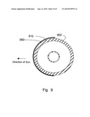 Trough heat collector element insulator diagram and image