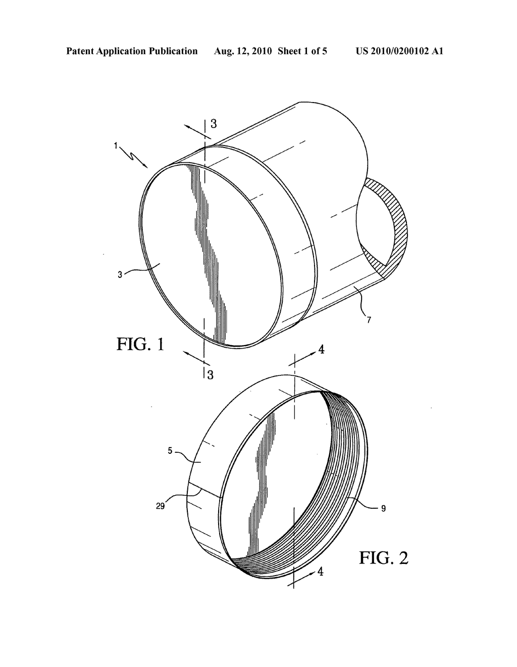 Two-piece pipe end cap - diagram, schematic, and image 02