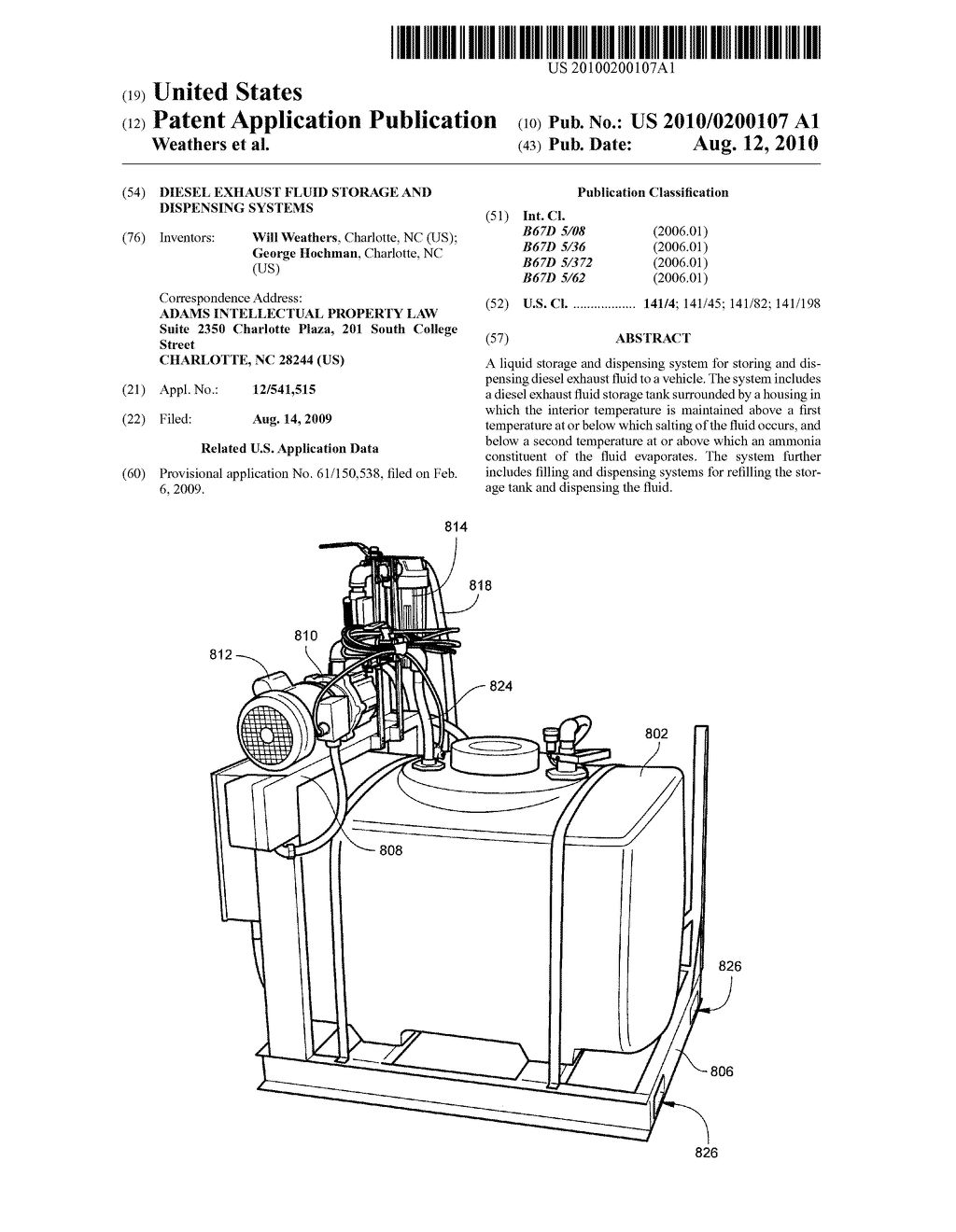 DIESEL EXHAUST FLUID STORAGE AND DISPENSING SYSTEMS - diagram, schematic, and image 01