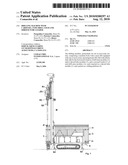 Drilling machine with carousel-type drill stem and shroud tube loader diagram and image