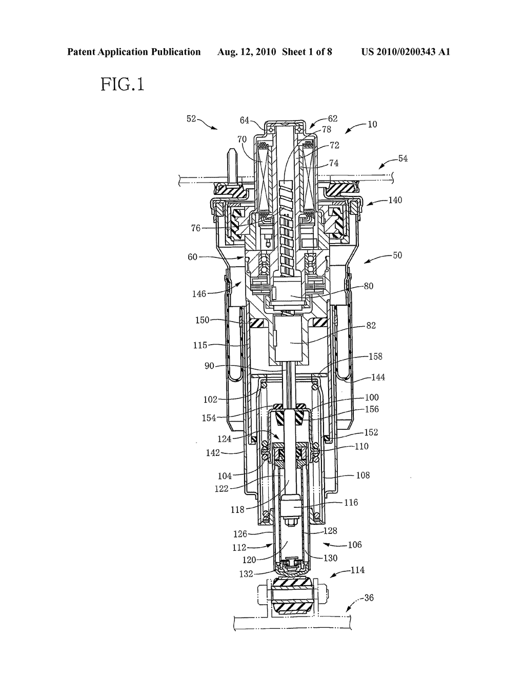 ELECTROMAGNETIC SHOCK ABSORBER FOR VEHICLE - diagram, schematic, and image 02