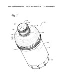 FILTER WITH LOCALIZED FLOW ATTACHMENT AND FILTER HEAD diagram and image