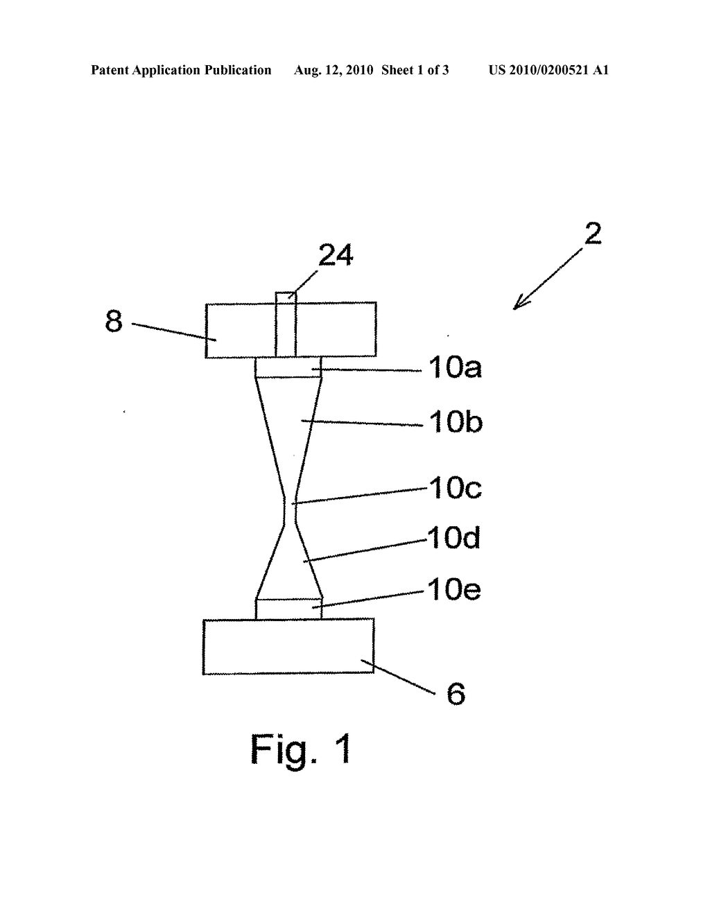 CYCLONIC SEPARATOR AND A METHOD OF SEPARATING FLUIDS - diagram, schematic, and image 02