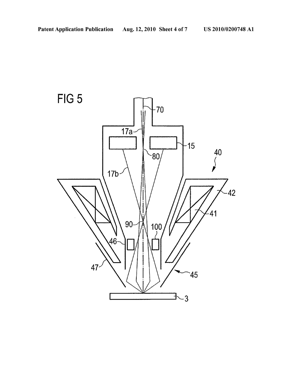 ARRANGEMENT AND METHOD FOR THE CONTRAST IMPROVEMENT IN A CHARGED PARTICLE BEAM DEVICE FOR INSPECTING A SPECIMEN - diagram, schematic, and image 05