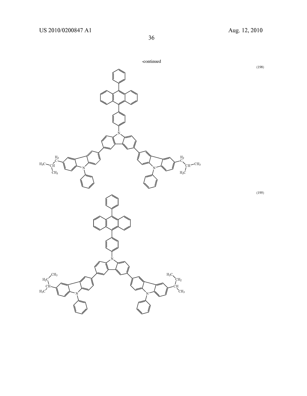 ORGANIC COMPOUND, ANTHRACENE DERIVATIVE, AND LIGHT-EMITTING ELEMENT, LIGHT-EMITTING DEVICE, AND ELECTRONIC DEVICE USING ANTHRACENE DERIVATIVE - diagram, schematic, and image 108