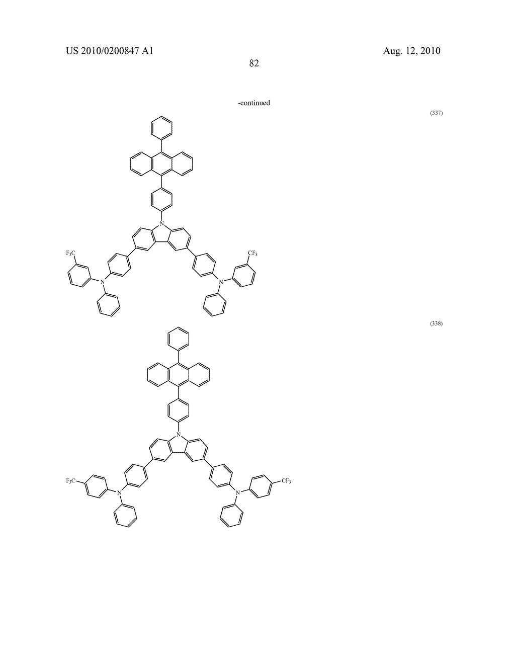 ORGANIC COMPOUND, ANTHRACENE DERIVATIVE, AND LIGHT-EMITTING ELEMENT, LIGHT-EMITTING DEVICE, AND ELECTRONIC DEVICE USING ANTHRACENE DERIVATIVE - diagram, schematic, and image 154