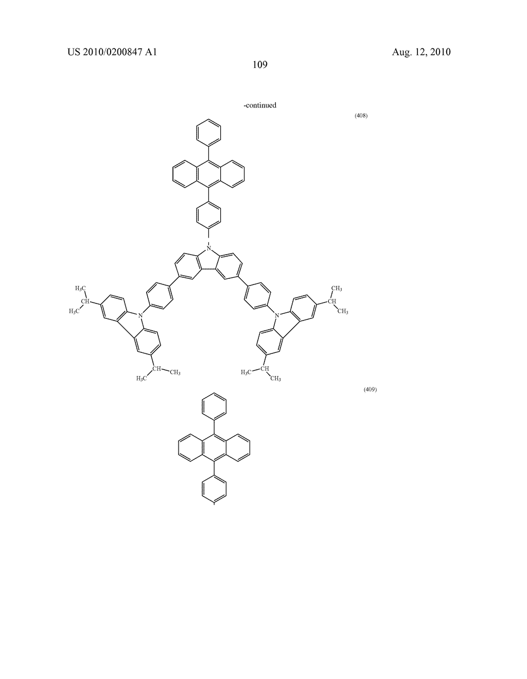 ORGANIC COMPOUND, ANTHRACENE DERIVATIVE, AND LIGHT-EMITTING ELEMENT, LIGHT-EMITTING DEVICE, AND ELECTRONIC DEVICE USING ANTHRACENE DERIVATIVE - diagram, schematic, and image 181