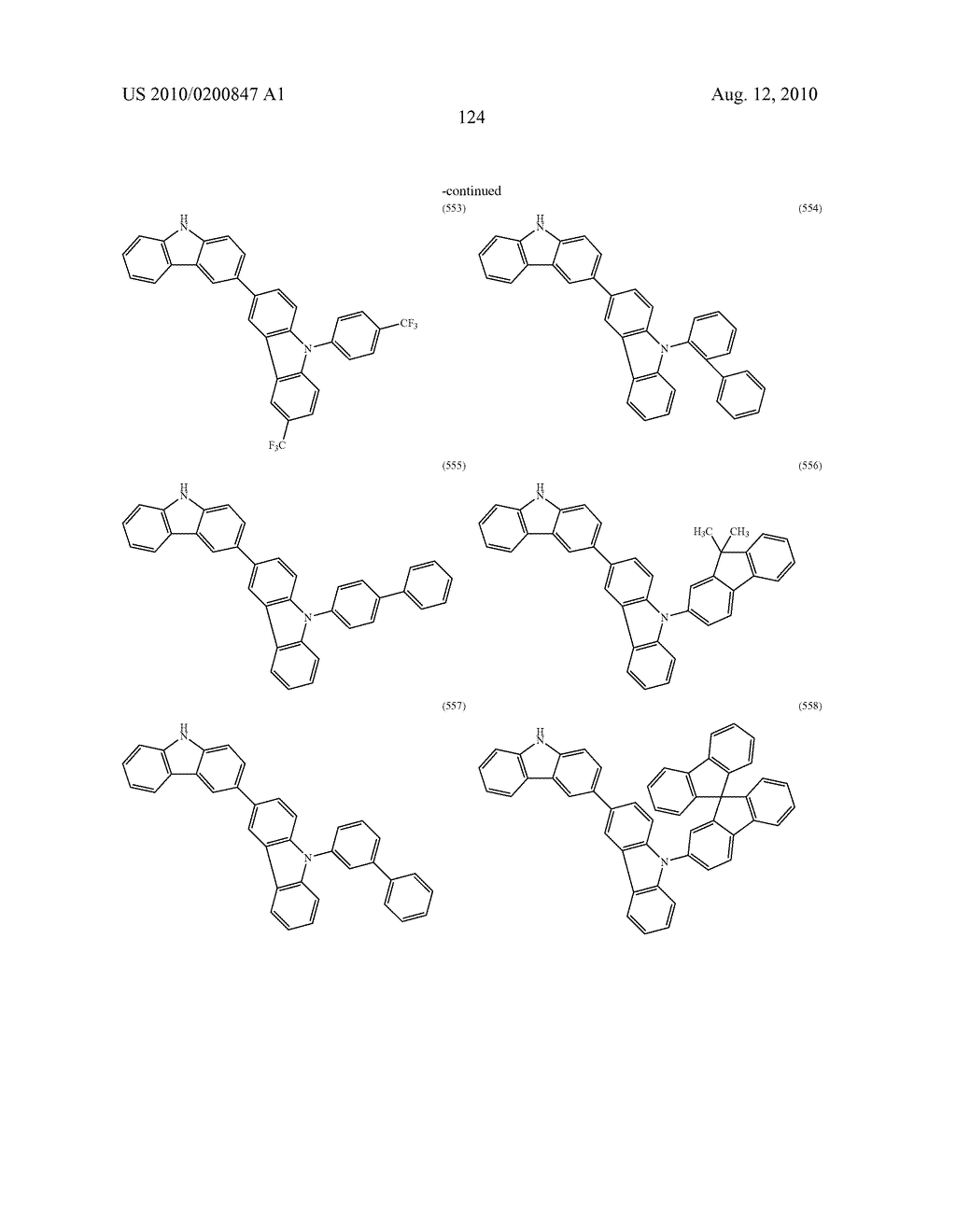 ORGANIC COMPOUND, ANTHRACENE DERIVATIVE, AND LIGHT-EMITTING ELEMENT, LIGHT-EMITTING DEVICE, AND ELECTRONIC DEVICE USING ANTHRACENE DERIVATIVE - diagram, schematic, and image 196