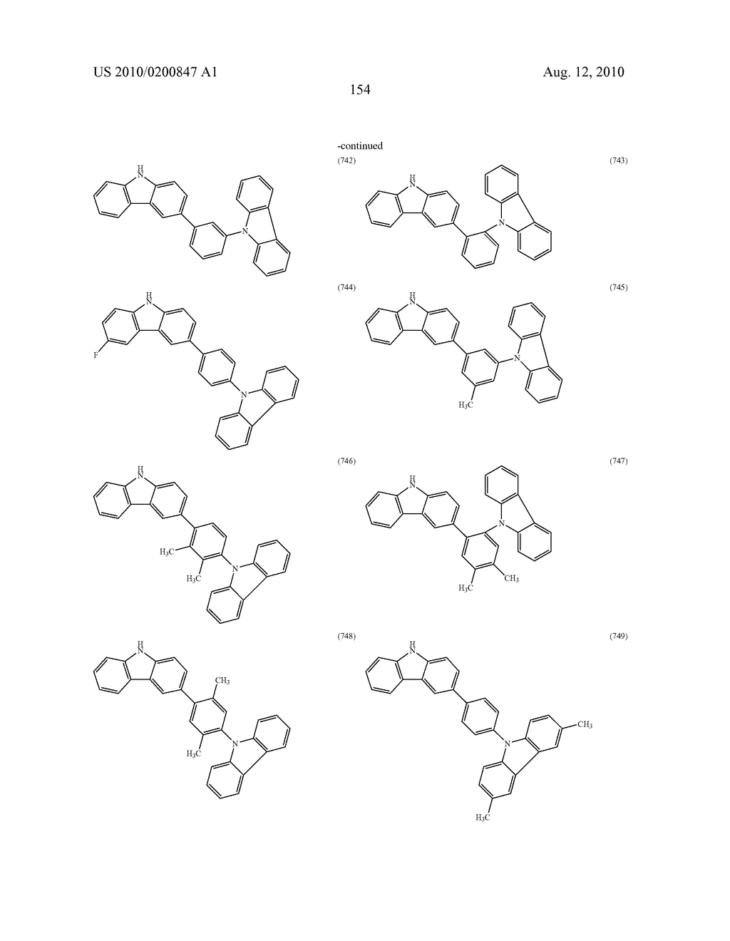 ORGANIC COMPOUND, ANTHRACENE DERIVATIVE, AND LIGHT-EMITTING ELEMENT, LIGHT-EMITTING DEVICE, AND ELECTRONIC DEVICE USING ANTHRACENE DERIVATIVE - diagram, schematic, and image 226