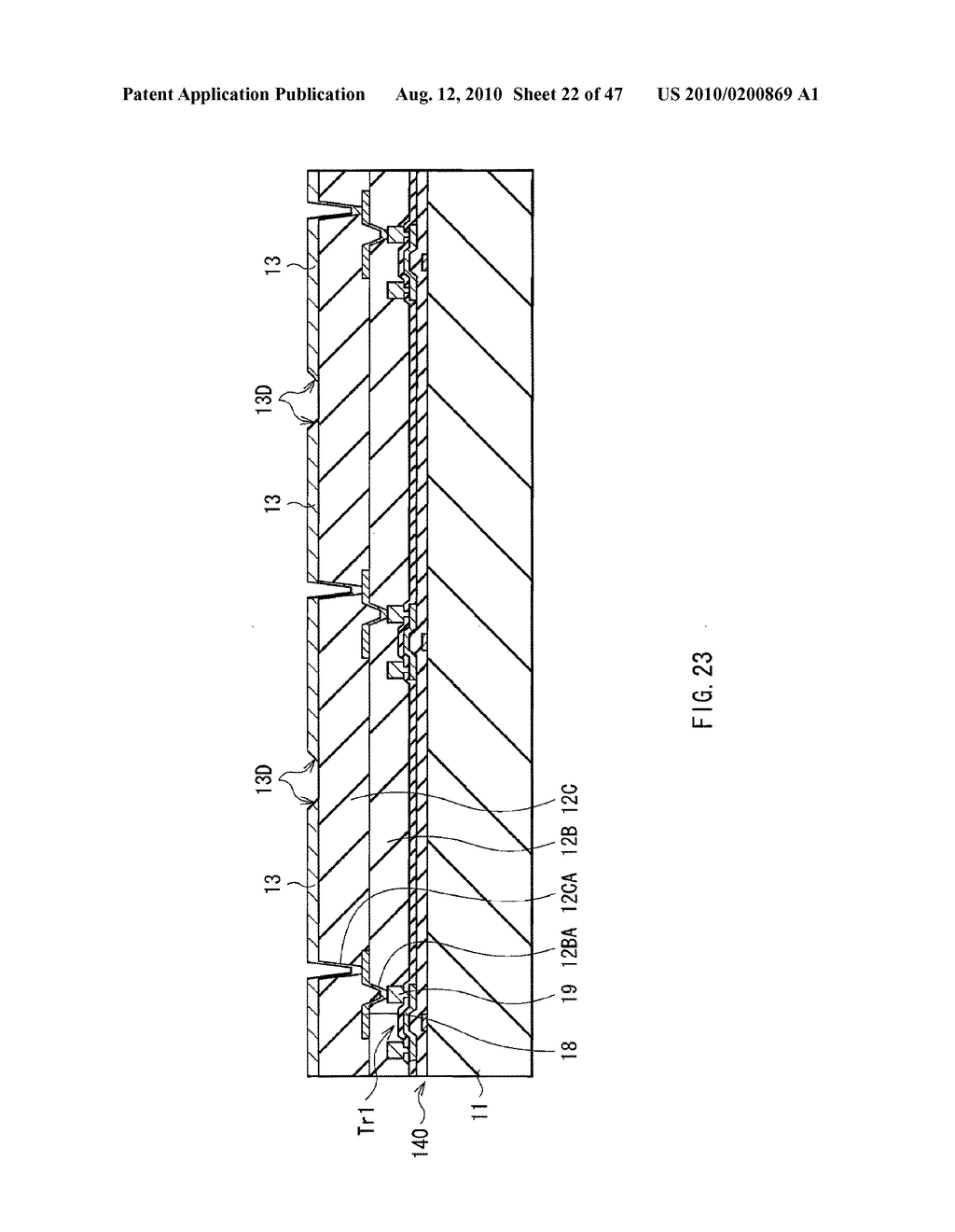 METHOD OF MANUFACTURING DISPLAY DEVICE AND DISPLAY DEVICE - diagram, schematic, and image 23