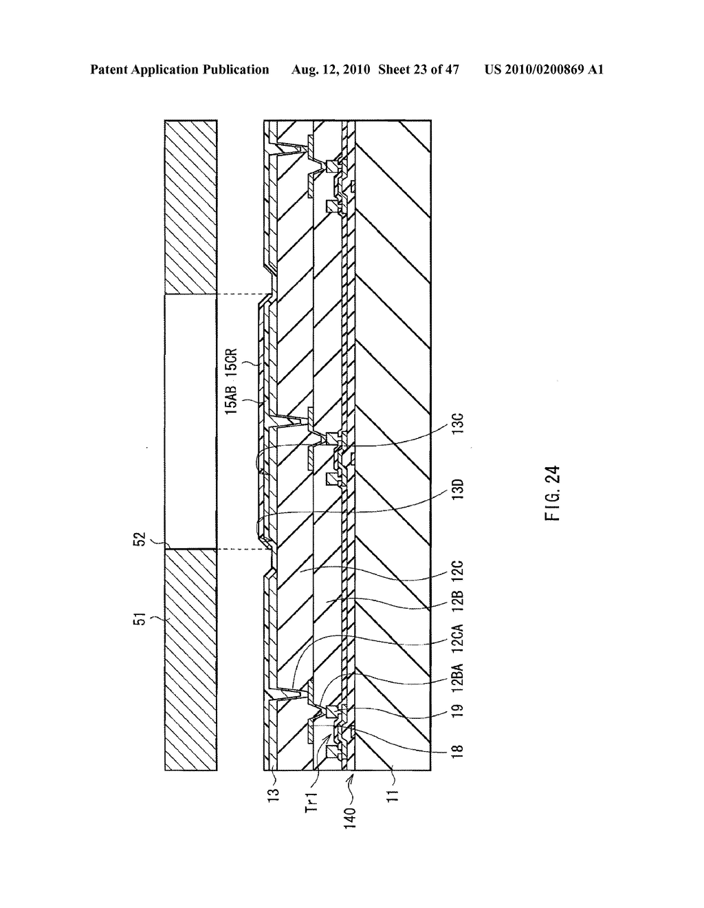 METHOD OF MANUFACTURING DISPLAY DEVICE AND DISPLAY DEVICE - diagram, schematic, and image 24