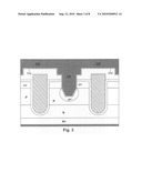 Mosfets with terrace irench gate and improved source-body contact diagram and image