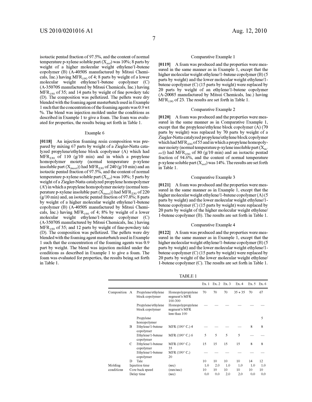 FOAMING POLYPROPYLENE RESIN COMPOSITION AND PROCESS FOR PRODUCING INJECTION-MOLDED FOAMS FROM THE COMPOSITION - diagram, schematic, and image 08