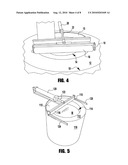 Thermally efficient, cover for metal containment vessel, related system and methods diagram and image