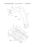 Suspension Arrangement For Rear Castered Wheels On A Work Machine diagram and image