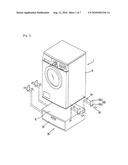 SUPPORTER AND PEDESTAL AND WASHING/DRYING MACHINE HAVING THE SAME diagram and image