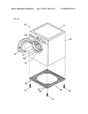 SUPPORTER AND PEDESTAL AND WASHING/DRYING MACHINE HAVING THE SAME diagram and image