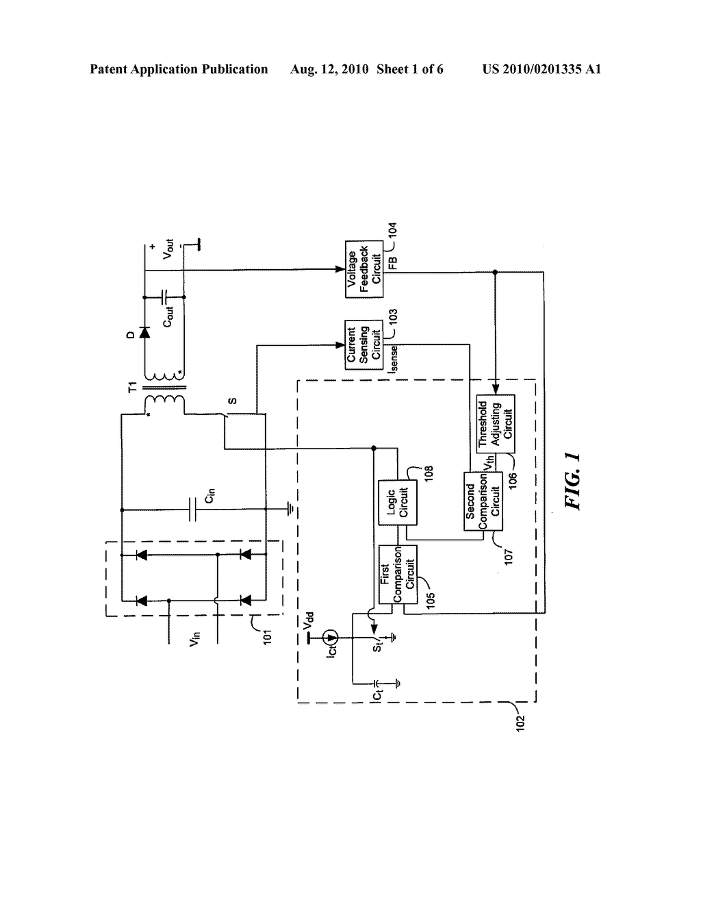 OFF TIME CONTROL METHOD FOR SWITCHING REGULATOR - diagram, schematic, and image 02