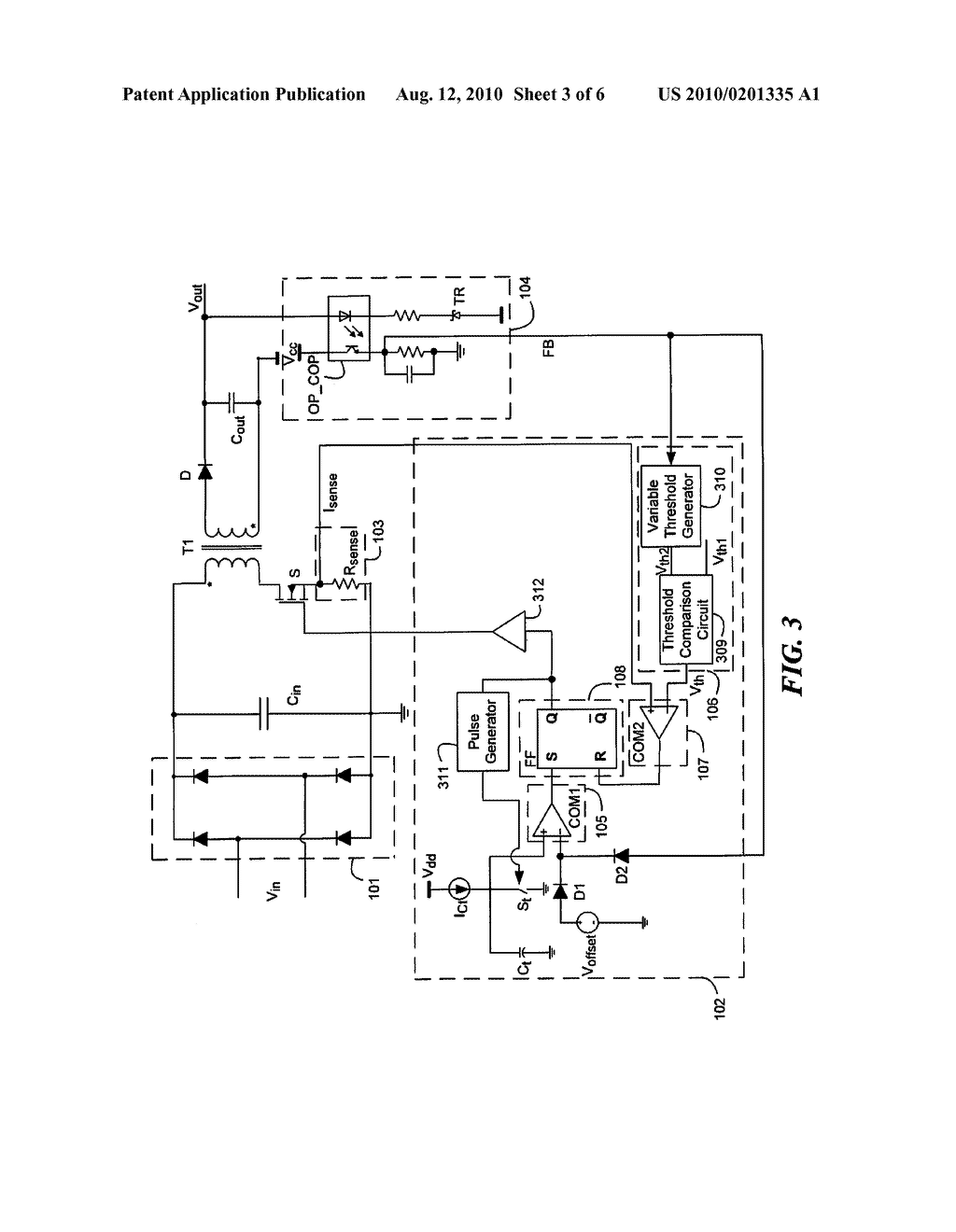 OFF TIME CONTROL METHOD FOR SWITCHING REGULATOR - diagram, schematic, and image 04