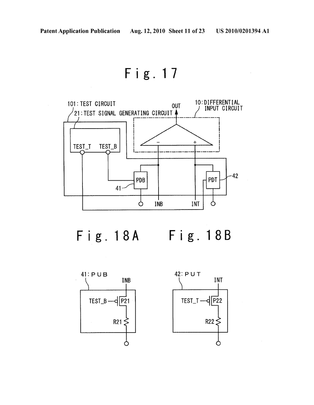 TEST CIRCUIT AND TEST METHOD FOR TESTING DIFFERENTIAL INPUT CIRCUIT - diagram, schematic, and image 12