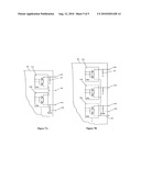 HIGH VOLTAGE ANALOG MULTIPLEX SWITCH INTEGRATED CIRCUIT ARCHITECTURE diagram and image