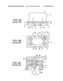 Crystal oscillator with pedestal diagram and image