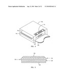 FLEXIBLE INTERCONNECT CABLE FOR AN ELECTRONIC ASSEMBLY diagram and image