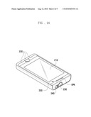 METHOD AND APPARATUS FOR PROVIDING ALARM FUNCTION IN PORTABLE TERMINAL HAVING PROJECTION FUNCTION diagram and image