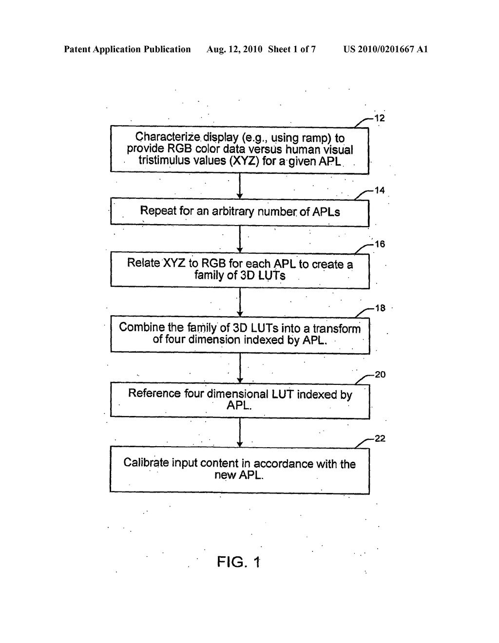 METHOD AND SYSTEM FOR DISPLAY CHARACTERIZATION AND CONTENT CALIBRATION - diagram, schematic, and image 02