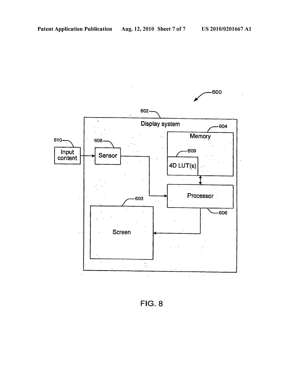 METHOD AND SYSTEM FOR DISPLAY CHARACTERIZATION AND CONTENT CALIBRATION - diagram, schematic, and image 08