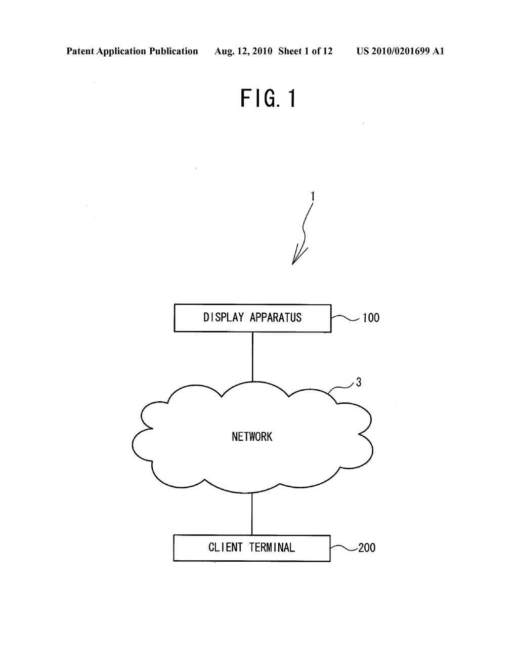 DISPLAY APPARATUS AND DATA TRANSMITTING SYSTEM - diagram, schematic, and image 02